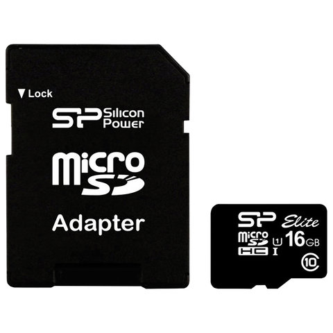   microSDHC 16 GB SILICON POWER UHS-I U3, V30, 85 / (cl.10), , SP016GBSTHBU1V10SP