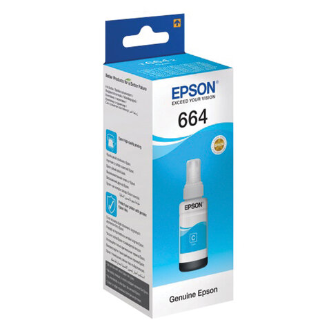  EPSON 664 (T6642)   Epson L100/L110/L200/L210/L300/L456/L550, , , C13T66424A