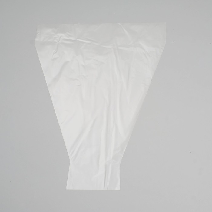 Пакет цветочный рюмка "Мелодия", прозрачный, 30 х 40 см