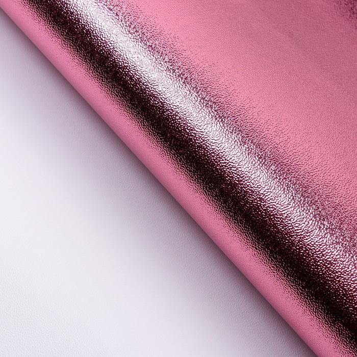 Плёнка с металлизированная, цвет розовый, 50 х 70 см