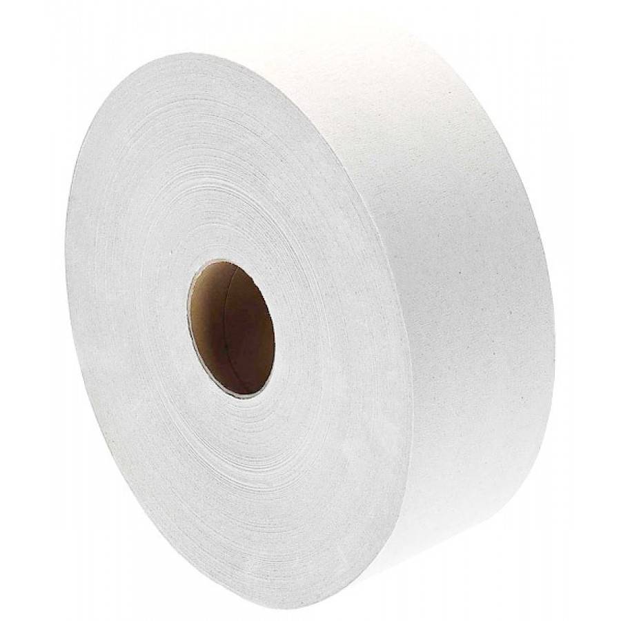 Туалетная бумага ТЕРЕС ЭКОНОМ MAXI, 1 слой, без перфорации, рулон 480 м, вторичное сырье, белая