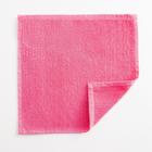 Полотенце махровое Экономь и Я 30х30 см, цв.розовый фламинго,100% хл,260 гр/м2