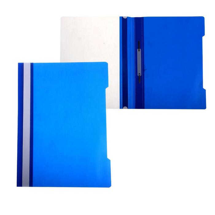 Папка-скоросшиватель А4, синяя