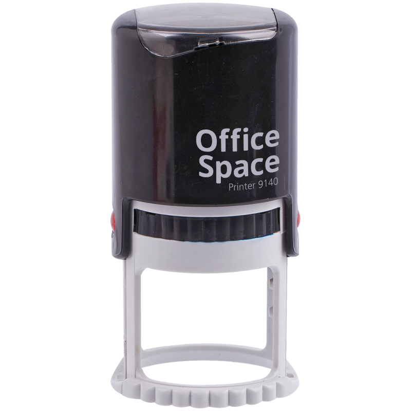 Оснастка для печати OfficeSpace, €40мм, пластмассовая, с крышкой