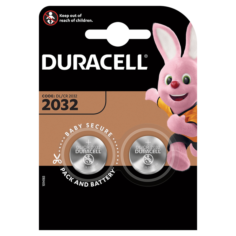  Duracell CR2032 3V , 2BL