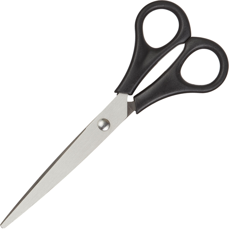 Ножницы Attache Economy 160 мм с пластик симметричными ручками,черный