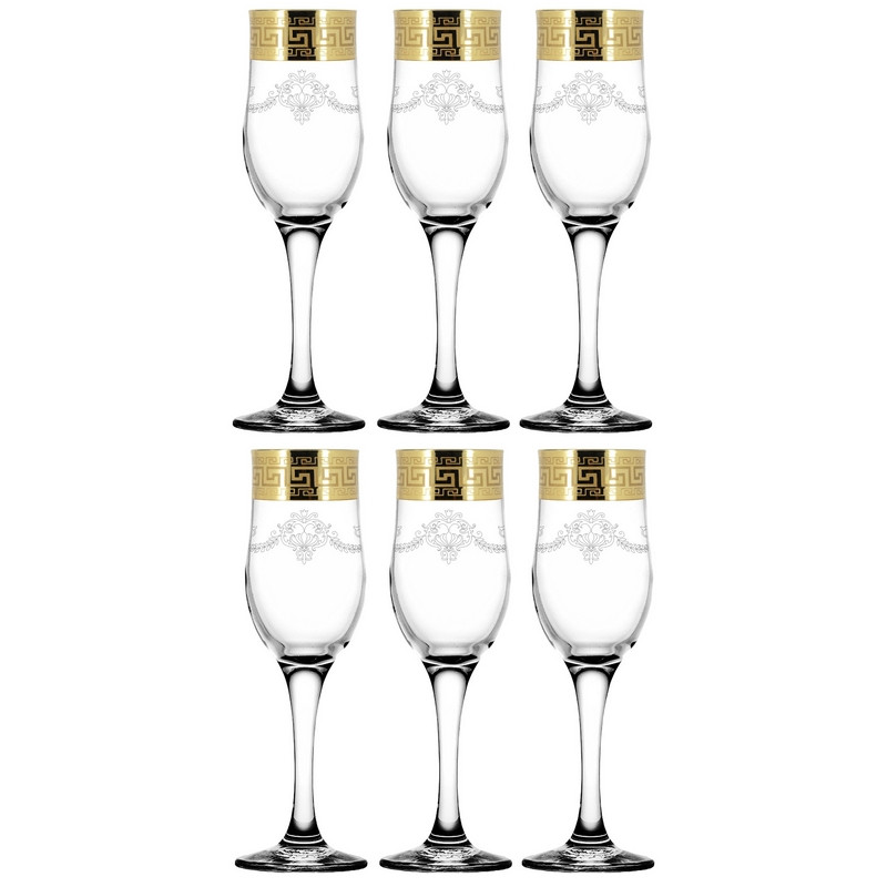 Набор бокалов для шампанского Барокко 200мл 6шт/уп