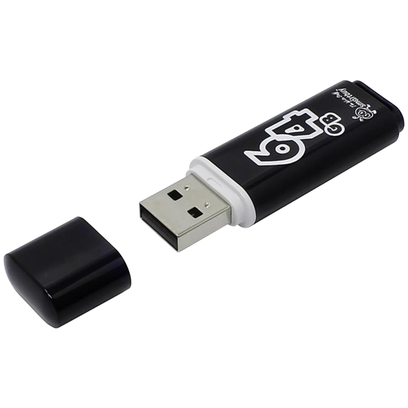  Smart Buy "Glossy"  64GB, USB 2.0 Flash Drive, 