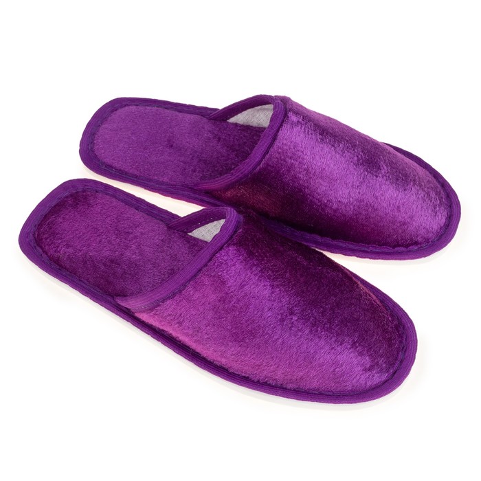 Тапочки детские, цвет фиолетовый, размер 30-31