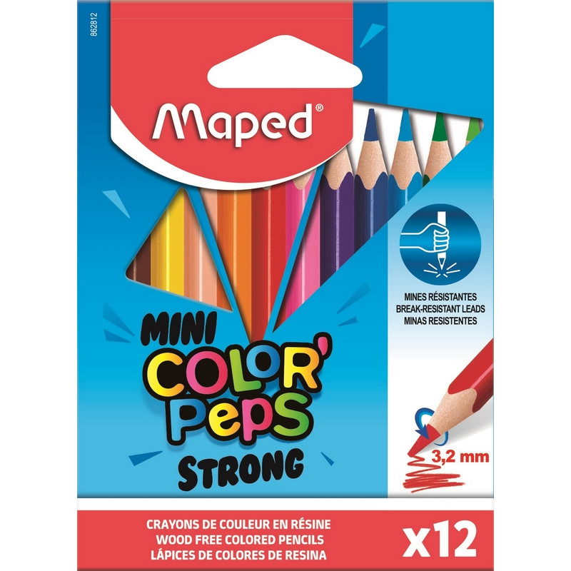   Maped COLOR'PEPS STRONG MINI 3,,12/,862812