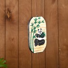 Сувенир подвесной "Панда" дерево 12х13х15 см