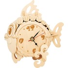 Модель деревянная сборная «Часы: золотая рыбка»