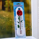 Пластиковый термометр комнатный "Цветок" в блистере (-10 +50), МИКС