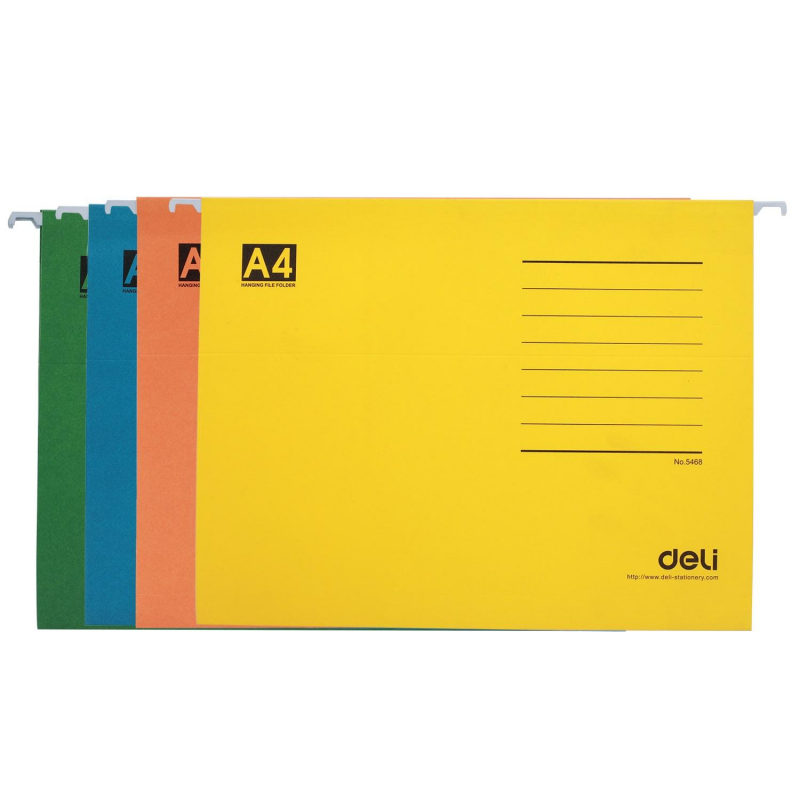 Папка подвесная формат A4 бумвинил цвет в ассортименте E5468