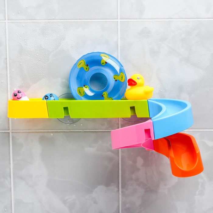Набор игрушек для игры в ванне «Утиная горка»