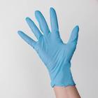 Перчатки нитриловые CONNECT BLUE NITRILE, неопудренные, размер L, 100 шт/уп, 3 гр, цена за 1 шт, цвет голубой