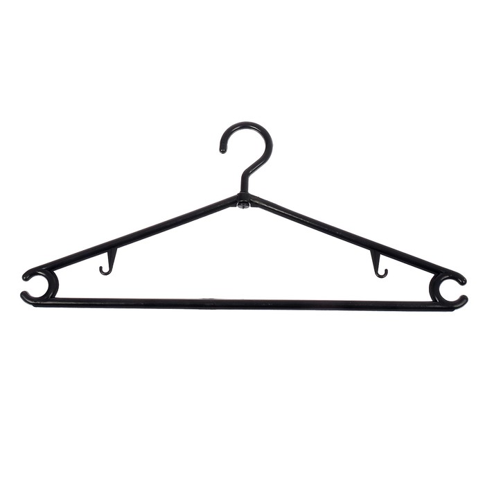 Вешалка-плечики для одежды малая, размер 44-48, цвет чёрный