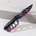 Сувенирный нож-кастет «Взрывной характер», 27 х 6,5 см