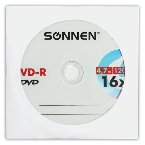  DVD-R SONNEN, 4,7 Gb, 16x,   (1 ), 512576