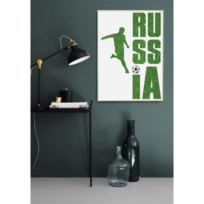 Постер «Россия и футбол», А4 21 х 29 см