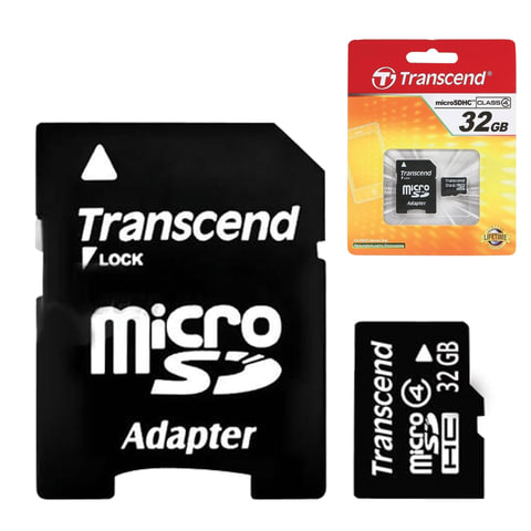   micro SDHC, 32 GB, TRANSCEND, 4 /. (class 4),  , TS32GUSDHC4