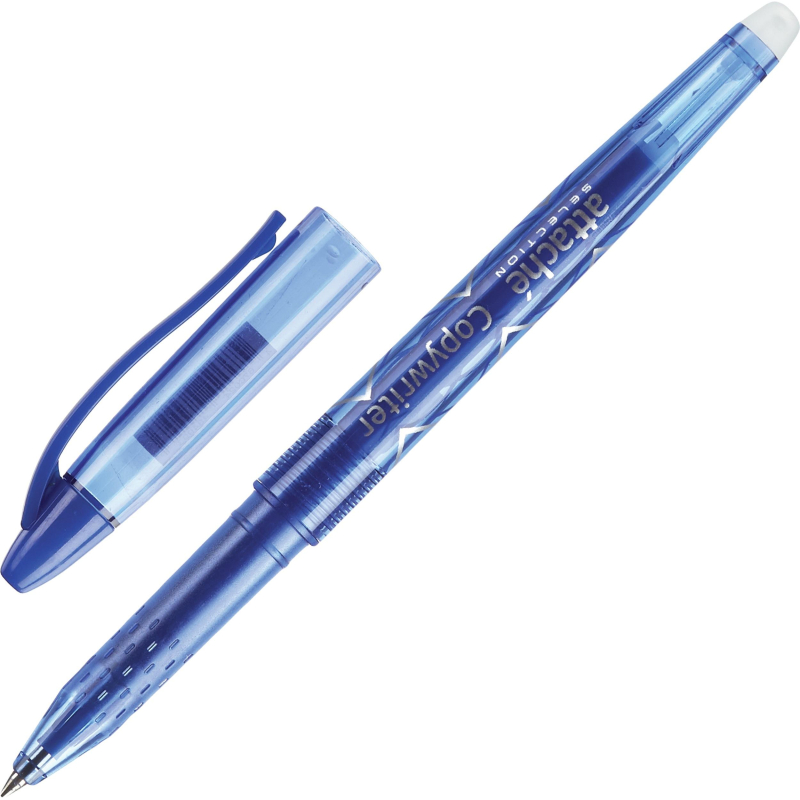 Ручка гелевая Attache Selection стираемая, синий, EGP1601