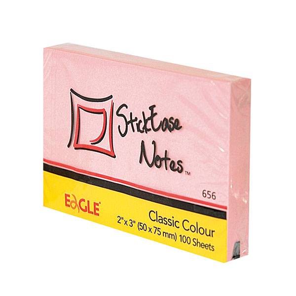 Блок самоклеящийся EAGLE 51х75 мм 100 листов, пастель розовый
