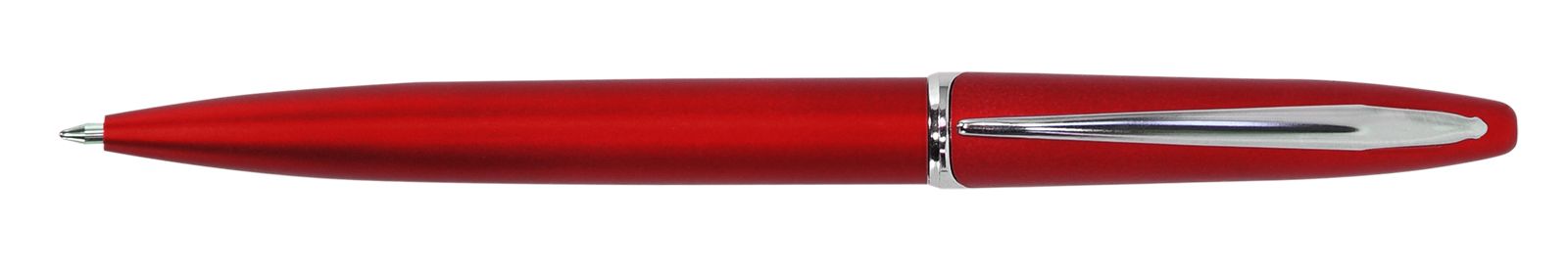 Ручка для логотипа шариковая автоматическая INFORMAT INSPIRATION 0,7 мм, синяя, красный корпус