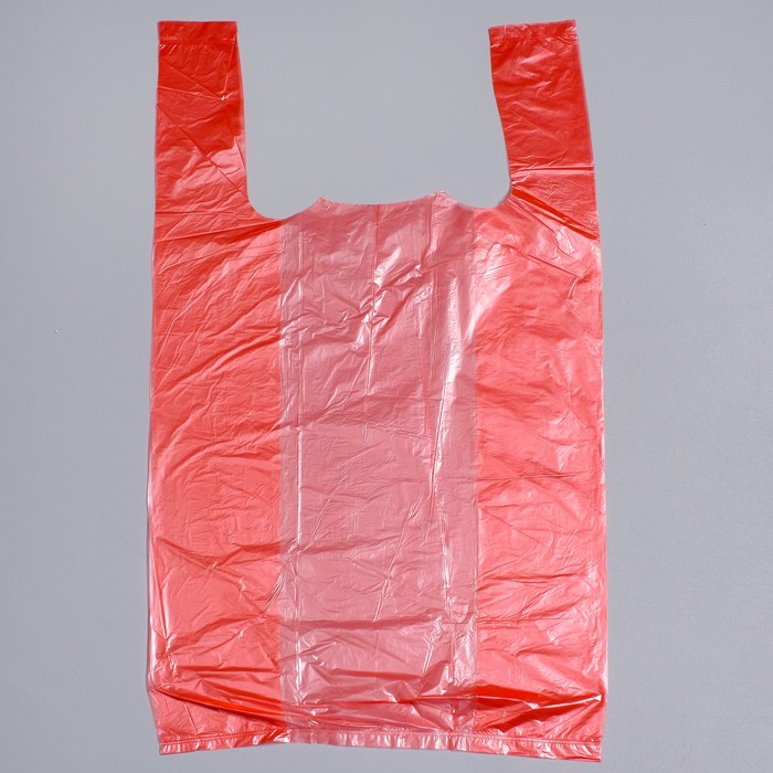 Пакет-майка "Цветная", полиэтиленовый, микс 4 цвета, 25 х 45 см, 5 мкм