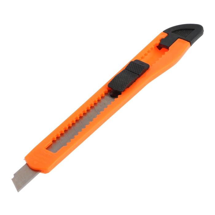 Нож технический Park, 13 см, лезвие 9 мм,цвет МИКС