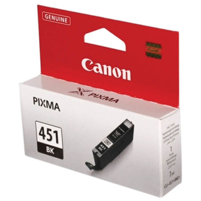  . Canon CLI-451Bk   Canon PIXMA MG6340/MG5440/IP7240