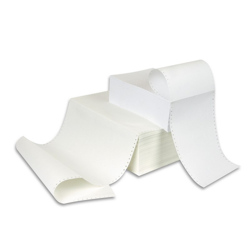 Перфорированная бумага Promega  210мм 1-сл.,шаг12 ,бел.100%,НП, 1220м.4000л