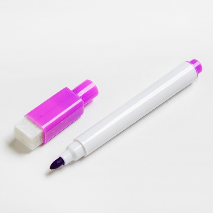 Маркер цветной на водной основе с губкой 2х1,5х11 см  фиолетовый
