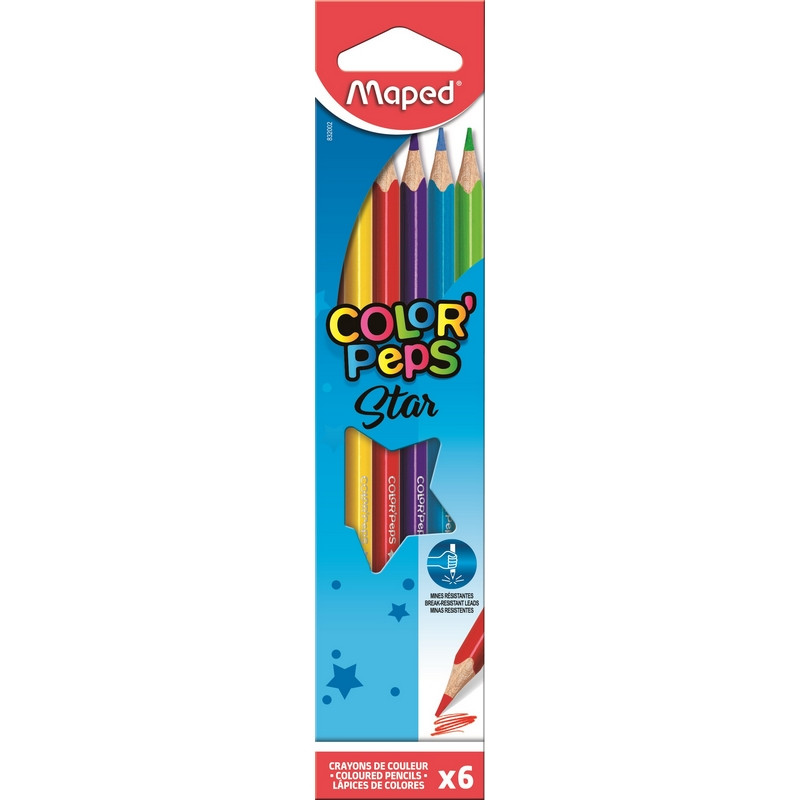   Maped COLOR'PEPS STAR,,,6 /,832002