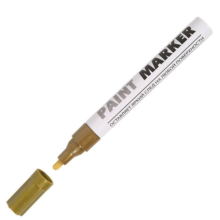 Маркер-краска лаковый INFORMAT PAINT PROFESSIONAL 4 мм, золото, круглый