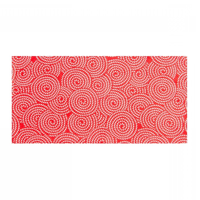 Повязка трикотажная, цвет красный, размер 24х49