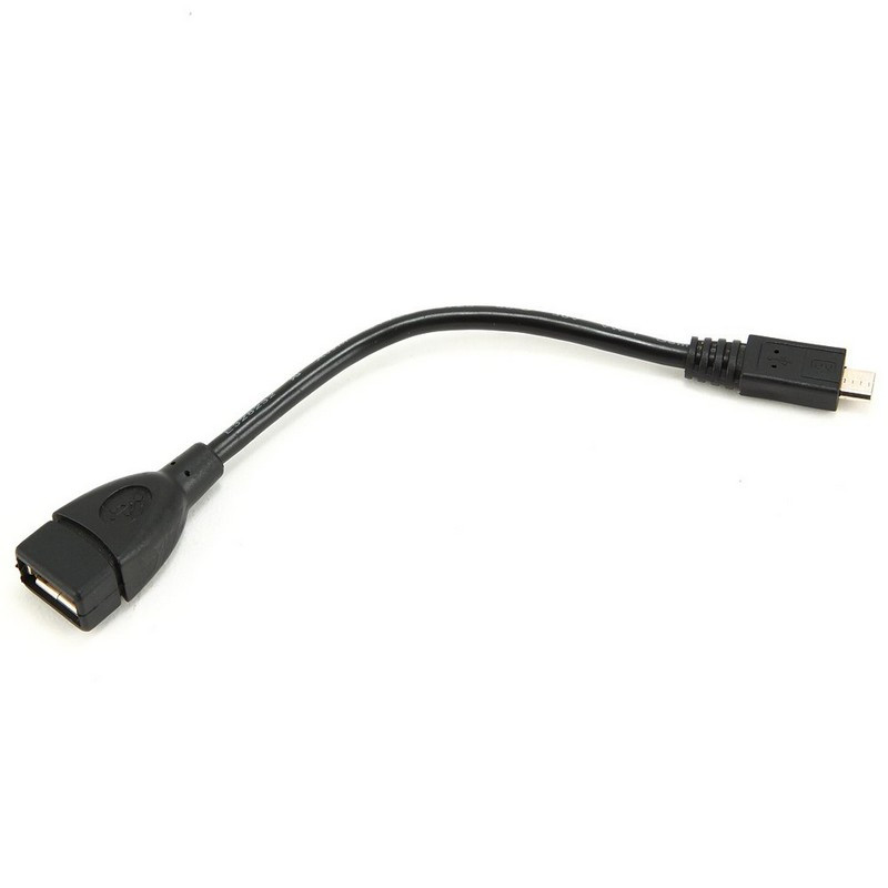 Переходник USB OTG 2.0 - Micro USB, F/M, 0.15 м, Cablexpert, A-OTG-AFBM-001