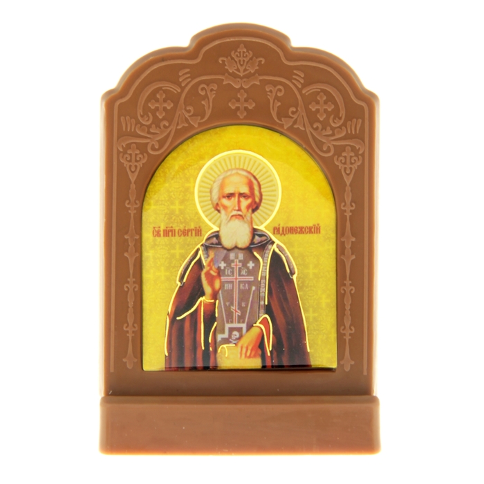Икона на подставке "Преподобный Сергий Радонежский"