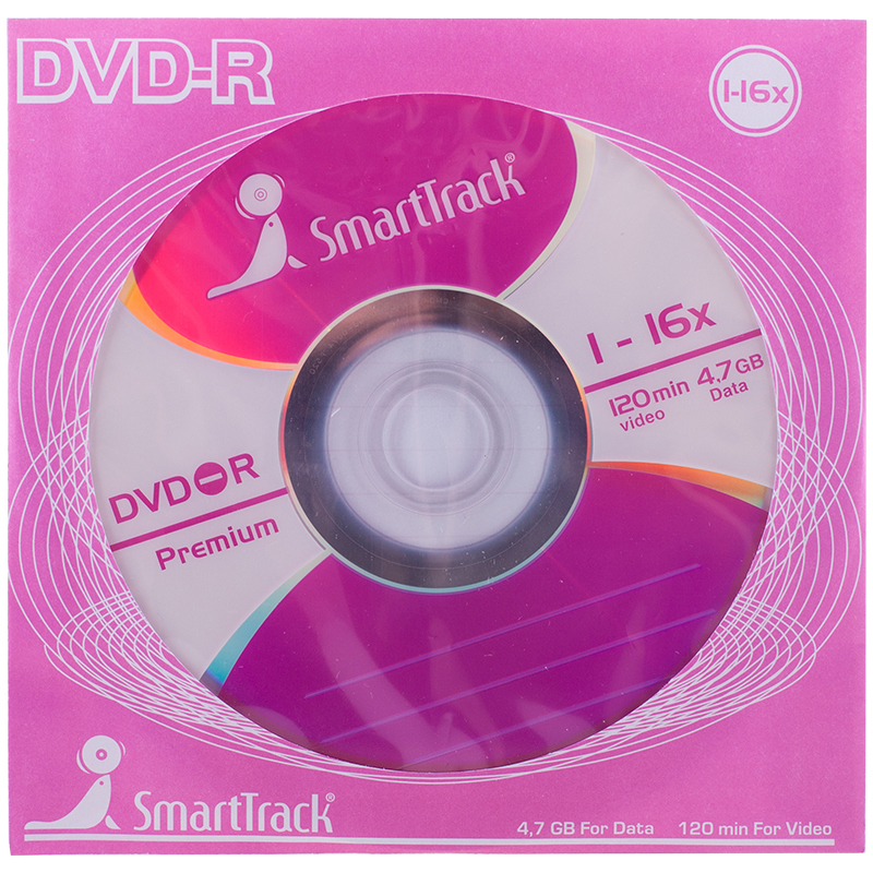  DVD-R 4.7Gb Smart Track 16x ( )