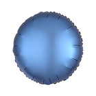 Шар фольгированный 5" «Круг» с клапаном, матовый, цвет синий