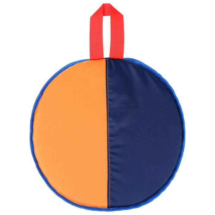 Ледянка, d=33 см, h=10 мм, цвет оранжевый/синий