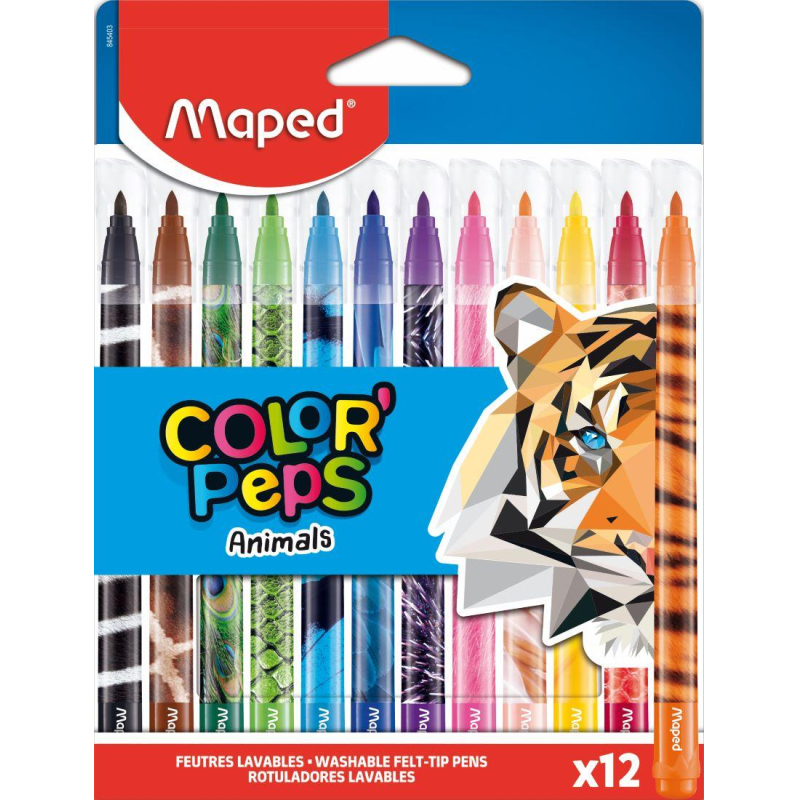  Maped COLOR'PEPS ANIMALS ,12/,845403