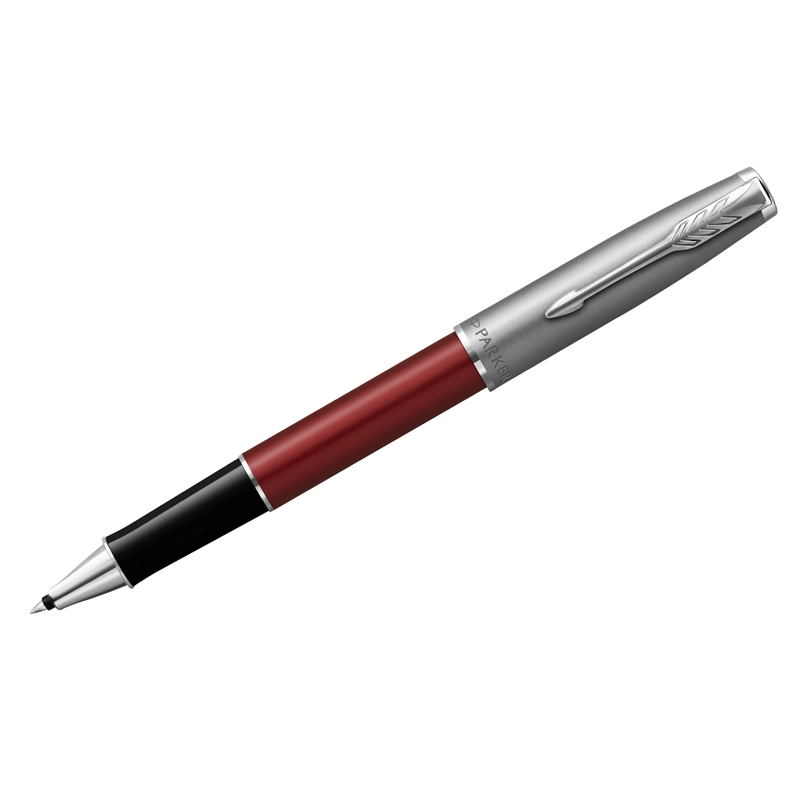 - Parker "Sonnet Sand Blasted Metal&Red Lacquer" , 0,8,  