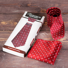 Подарочный набор: галстук и платок "Настоящему мужчине"