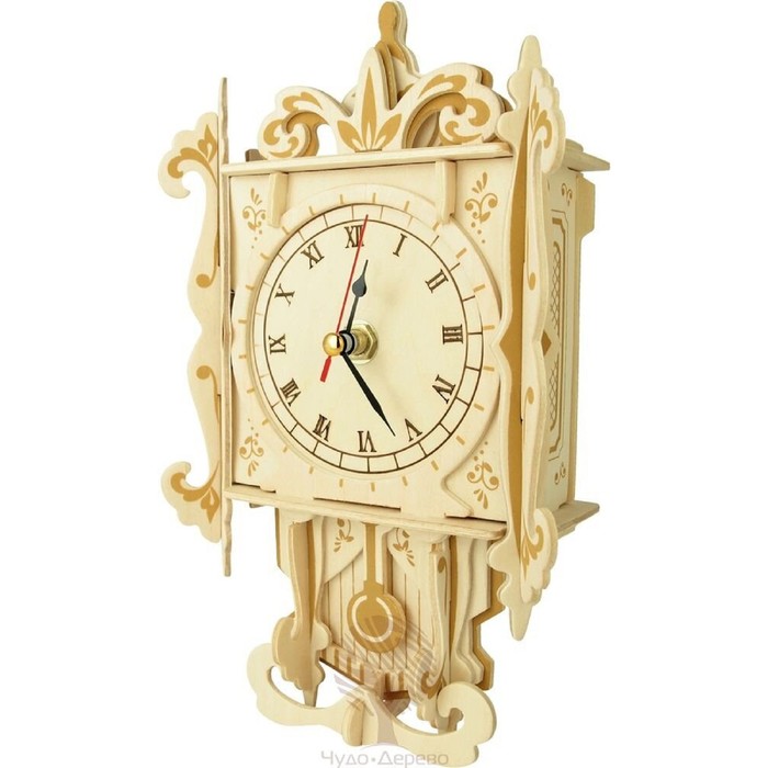 Модель деревянная сборная «Классические часы»