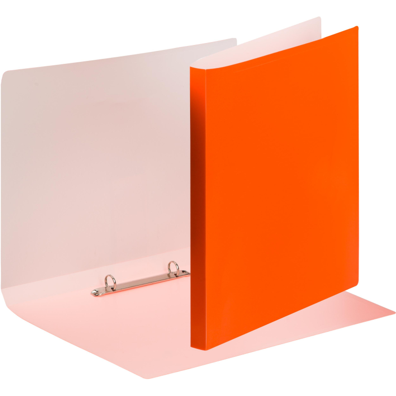 Папка на 2-х кольцах Attache Neon А4 18мм, плотность 500мкм, оранжевый