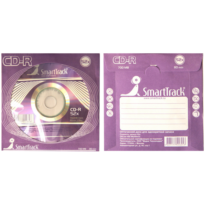  CD-R 700Mb Smart Track 52x ( )