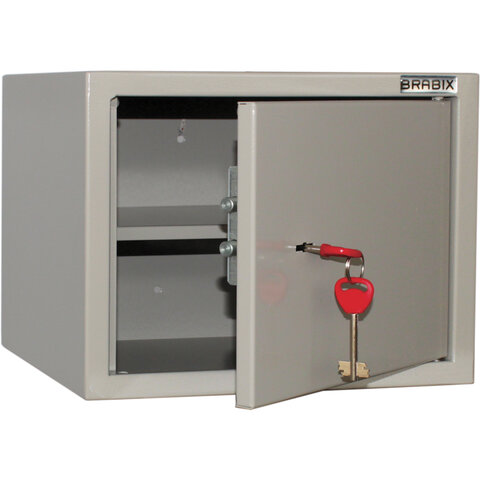 Шкаф металлический для документов BRABIX "KBS-01", 260х330х260 мм, 5,5 кг, сварной, 291150