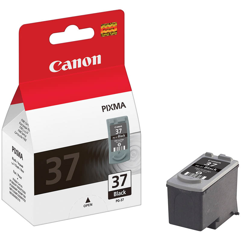  . Canon PG-37   Canon PIXMA iP-1800/1900/2500/2600/MP-140/190/210 (219)