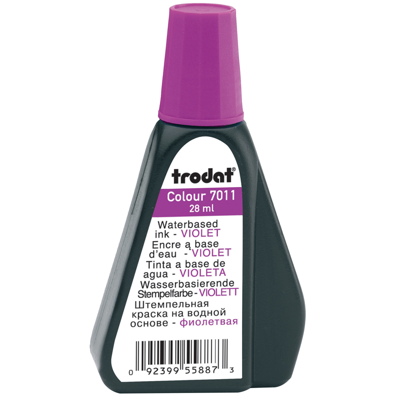 Штемпельная краска Trodat, 28мл, фиолетовая (52986)